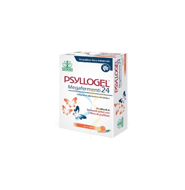 Nathura Linea Intestino Sano Psyllogel Megafermenti 24 Integratore 12 Buste ACE