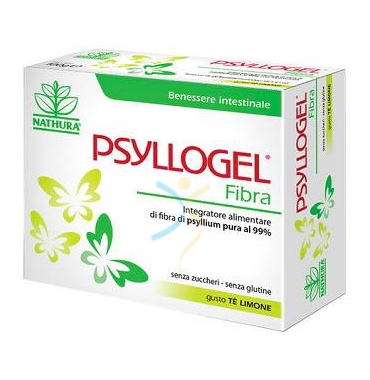 Nathura Linea Intestino Sano Psyllogel Fibra Integratore 20 Buste T al Limone
