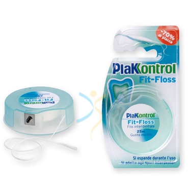 Plakkontrol Linea Igiene Interdentale Fit-Floss Filo Interdentale ad Espansione