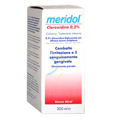 meridol Linea Igiene Dentale Quotidiana Collutorio Clorexidina 0,20% 300 ml