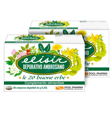 PoolPharma Linea Apparato Gastroenterico Elisir Ambrosiano Integratore 20 Compr