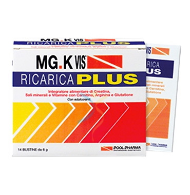 MGK VIS Linea Benessere ed Energia Ricarica Plus Integratore 14 Buste Arancia