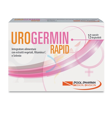 PoolPharma Linea Apparato Urinario Urogermin Rapid Integratore 15 Capsule