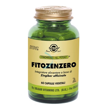 Solgar Linea Digestione Fitozenzero Integratore Alimentare 60 Capsule Vegetali