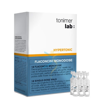 Ganassini Linea Tonimer Lab Hypertonic Soluzione Ipertonica 18 Fiale 5 ml