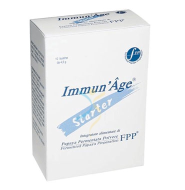 ImmunAge Linea Starter Papaya Liofilizzata Integratore Alimentare 10 Buste