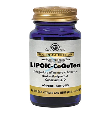 Solgar Linea Apparato Articolare Lipoic-CoQuTen Integratore Alimentare 60 Perle