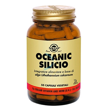 Solgar Linea Minerali Oceanic Silicio Integratore Alimentare 50 Capsule Vegetali
