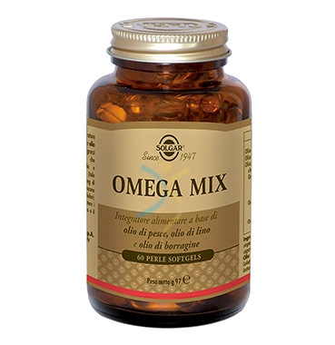 Solgar Linea Colesterolo Trigliceridi Omega Mix Integratore Alimentare 60 Perle