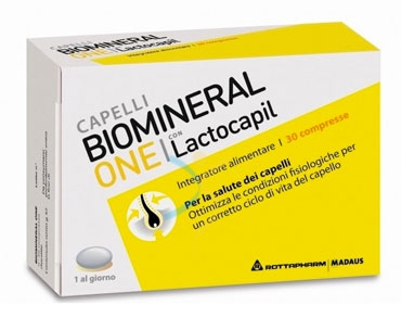 Biomineral Linea Hair Terapy One con Lactopil Plus Capelli Deboli 30 Compresse