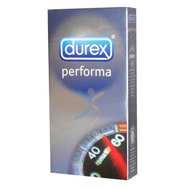 Durex Linea Performa Ritardante Forma Classica Confezione con 6 Profilattici