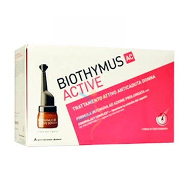 Rottapharm Linea Biothymus AC Active Trattamento Anticaduta Donna 10 Fiale