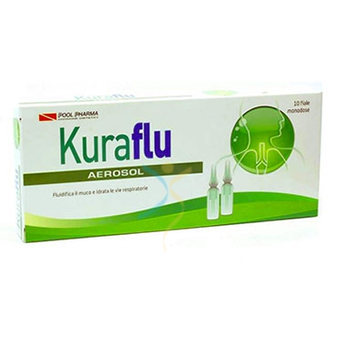 PoolPharma Linea Apparato Respiratorio Kuraflu Soluzione per Aerosol 10 Fiale
