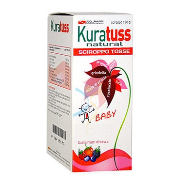 PoolPharma Linea Apparato Respiratorio Kuratuss natural Baby Sciroppo 190 g