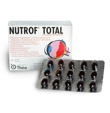 Laboratoires Thea Linea Salute degli Occhi Nutrof Total Integratore 30 Capsule