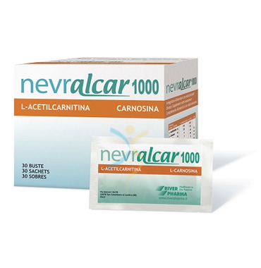 River Pharma Linea Vitamine Minerali Nevralcar 1000 Integratore 30 Buste