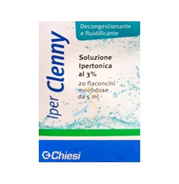 Chiesi Linea Pulizia del Naso Clenny A Soluzione Ipertonica 20 Flaconcini 5 ml