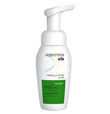 Vidermina Linea Verde CLX Mousse Detergente pH 5.5 Formula Attiva 200 ml