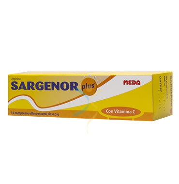 Meda Pharma Linea Benessere Energia Sargenor Plus 14 Compresse Effervescenti