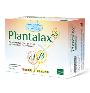 Sofar Linea Regolarit Intestinale Plantalax3 Integratore 20 Bustine Gusto Pesca
