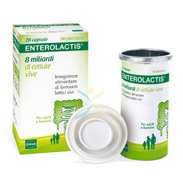 Sofar Linea Intestino Sano Enterolactis Integratore Fermenti Lattici 20 Capsule