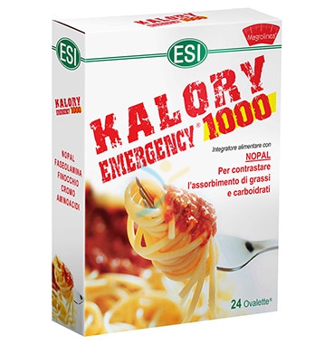 Esi Linea Controllo del Peso Kalory Emergency 1000 Integratore 24 Ovalette