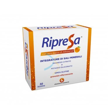Chemist Research Linea Sali Minerali Ripresa Integratore 30 Bustine Arancia