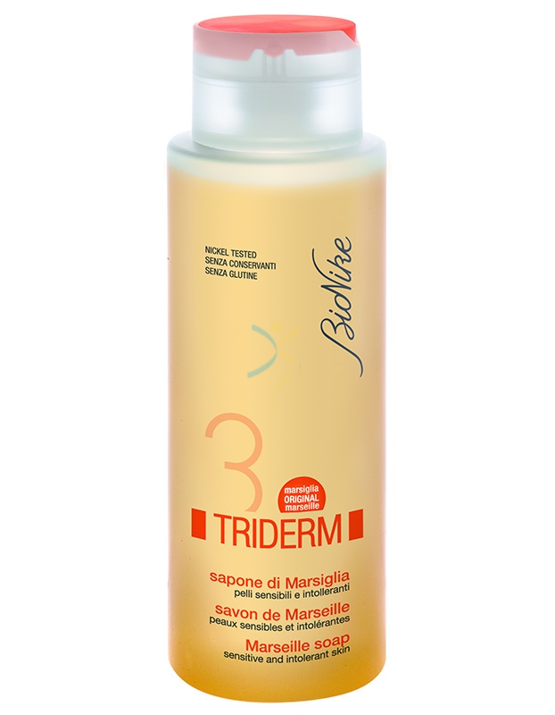 BioNike Triderm Linea Detergenza Quotidiana Sapone Liquido di Marsiglia 500 ml