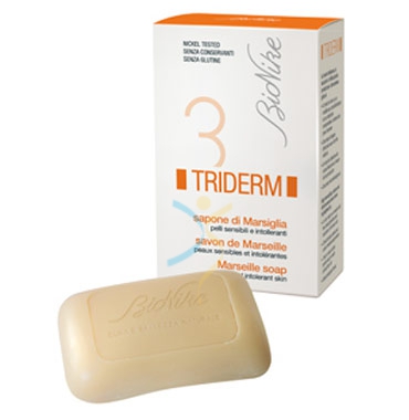 BioNike Triderm Linea Detergenza Quotidiana Sapone Solido di Marsiglia 100 g