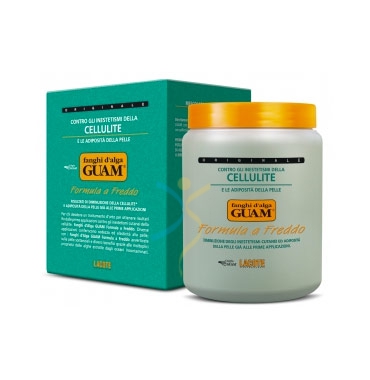 GUAM Linea Fanghi d'Alga Anticellulite Anti-Adiposit Formula a Freddo 1000 g