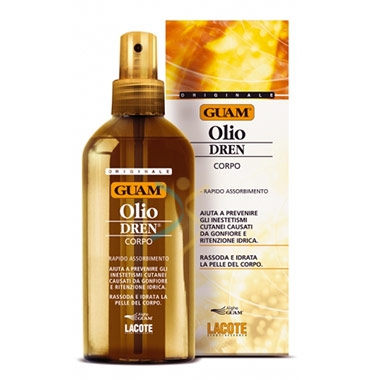 GUAM Linea Fanghi d'Alga Dren Anticellulite Olio Spray Drenante 200 ml