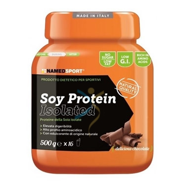Named Sport Linea Integrazione Sportiva Soy Protein Isolated 500 g Cioccolato