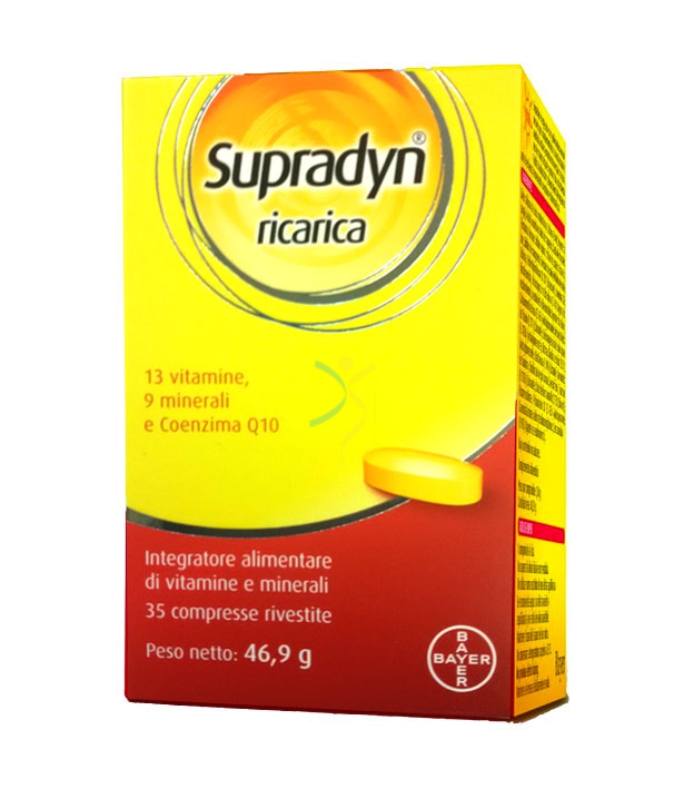 Supradyn Linea Vitamine e Minerali Ricarica Integratore Completo 35 Compresse