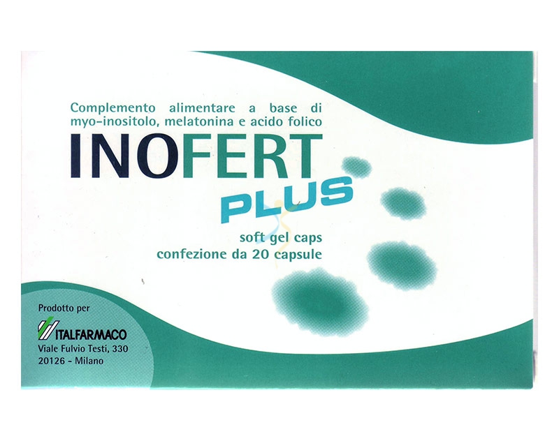 Italfarmaco Linea Benessere Donna Inofert Plus Integratore 20 Capsule Softgel