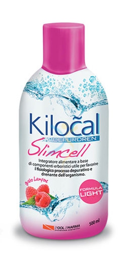 Kilocal Linea Drenante Depurdren Slimcell Integratore Alimentare 500 ml Lampone