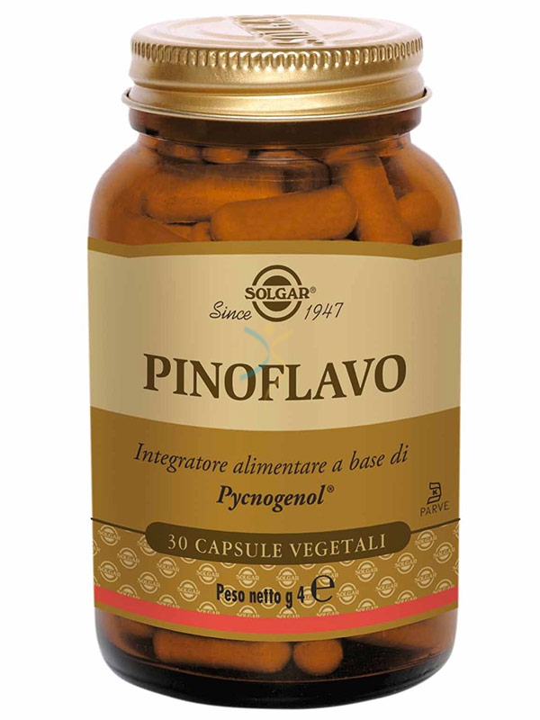 Solgar Linea Pelle Luminosa Pinoflavo Integratore Alimentare 30 Capsule