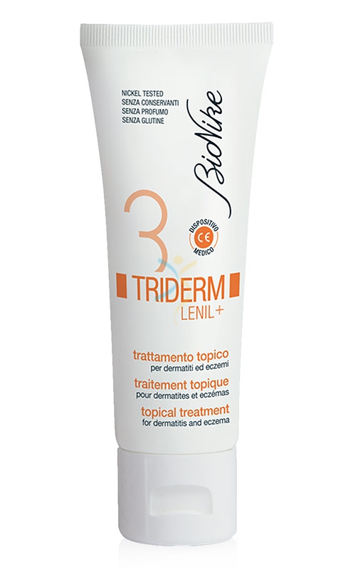 BioNike Triderm Linea Lenil AG Crema Lenitiva per le Dermatiti con Argento 30 ml