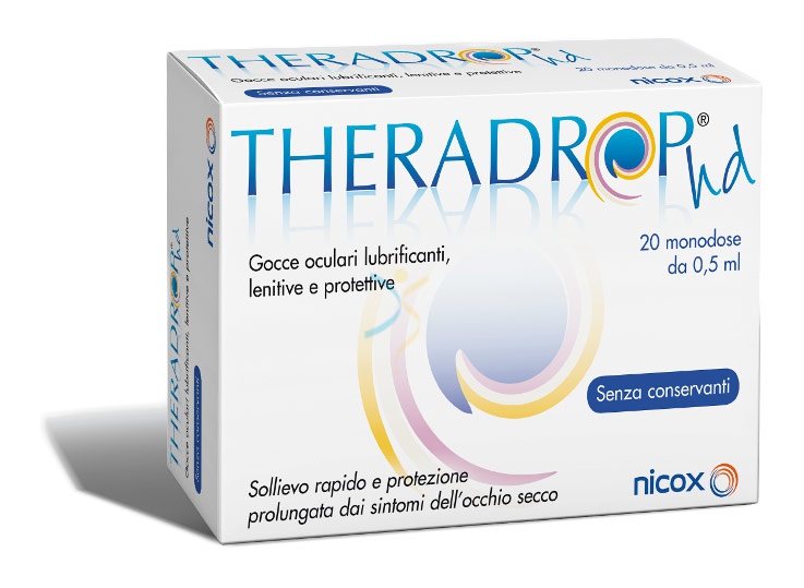 Nicox Pharma Linea Dispositivi Medici Theradrop hd Collirio Lenitivo 20 Fiale