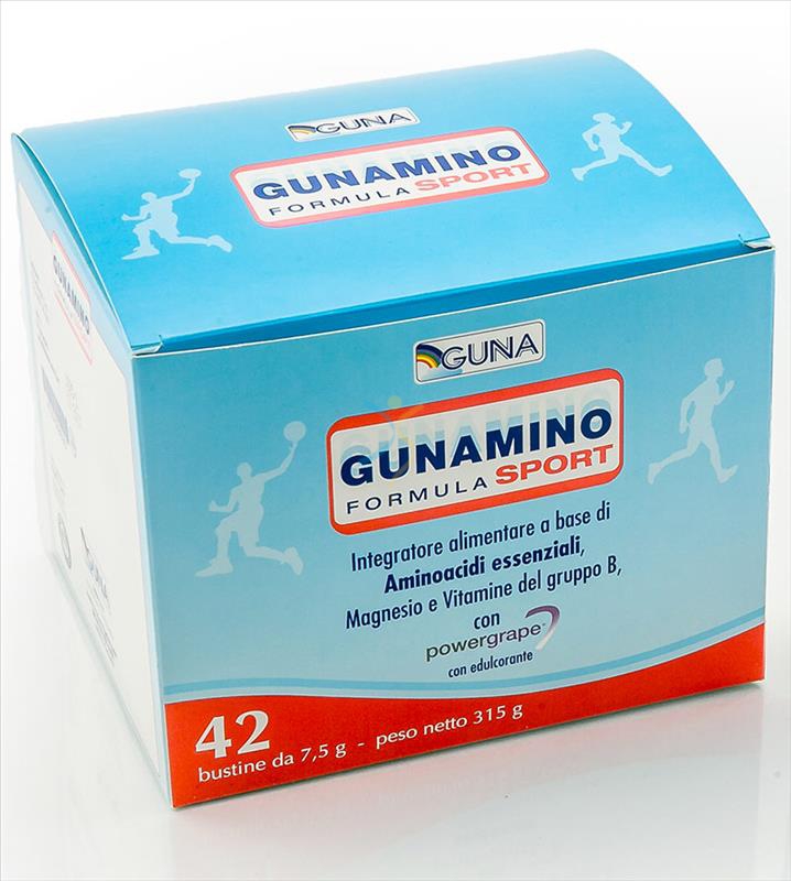 Guna Linea Energia Gunamino Formula Sport Integratore Alimentare 42 Buste