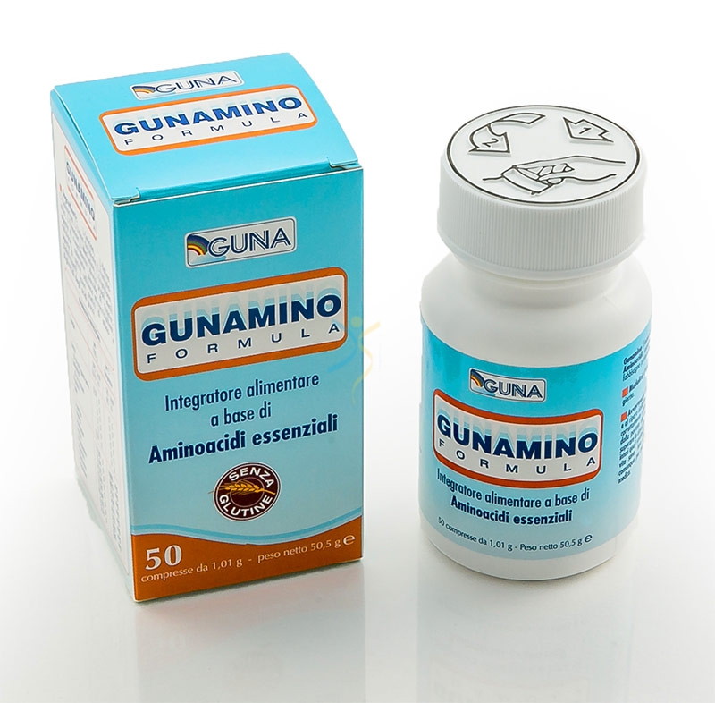 Guna Linea Energia e Benessere Gunamino Formula Integratore 50 Compresse