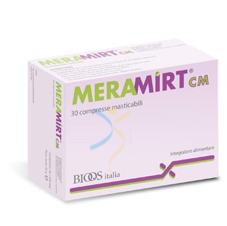 BiOOS Italia Linea Antiossidanti Meramirt CM Integratore 30 Compresse Masticabil