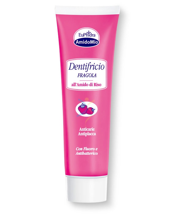 EuPhidra Linea AmidoMio Salute Dentale Dentifricio Delicato alla Fragola 50 ml