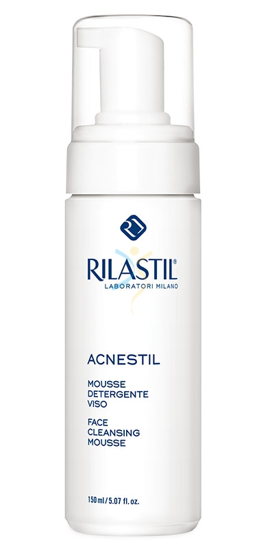 Rilastil Linea Acnestil Mousse Detergente Viso Pelli Grasse e Sensibili 150 ml