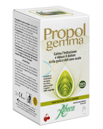 Aboca Linea Dispositivi Medici Gola Propol Gemma Spray No Alcool Bambini 30 ml