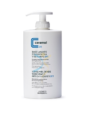 Ceramol Linea 311 Base Lavante Schiumogena Viso Corpo Pelli Sensibili 400 ml