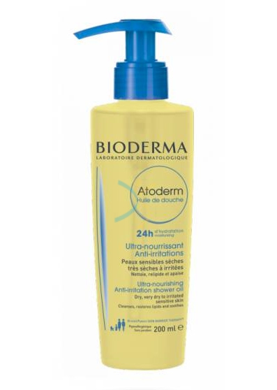 Bioderma Linea Pelli Secche Atoderm Olio Doccia Trattamento Quotidiano 200 ml