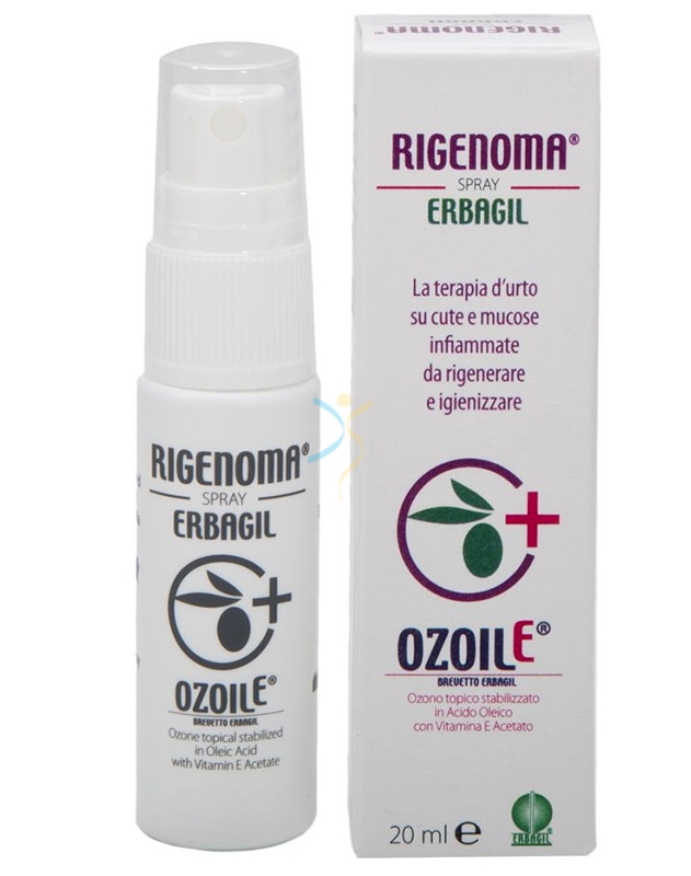 Erbagil Linea Dispositivi Medici OzoilE Rigenoma Spray Lenitivo Rigenerante 20ml