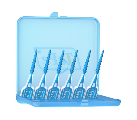TePe Linea Cura Dentale Quotidiana Easy Pick Sistema Interdentale Blu M/L