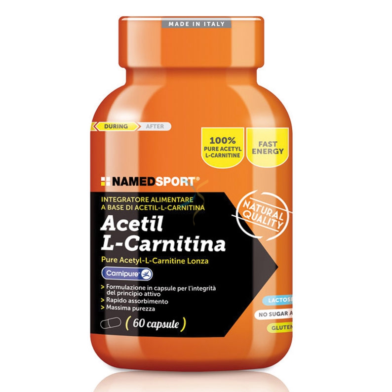 Named Sport Linea Sportivi Acetil L-Carnitina Integratore Alimentar 60 Compresse