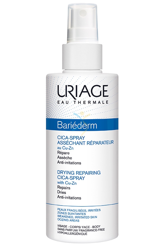 Uriage Linea Trattamenti di Riparazione Bariederm Cica-Spray Assorbente 100 ml